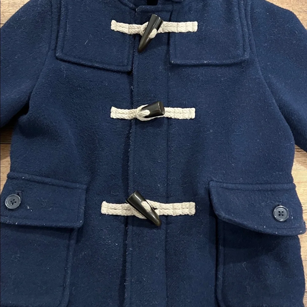 Baby Gap Toddler Toggle Hooded Pea Coat, 4T